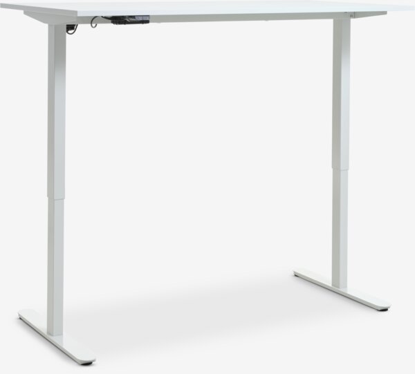 Höhenverstellbarer Schreibtisch SVANEKE 80x160 weiss