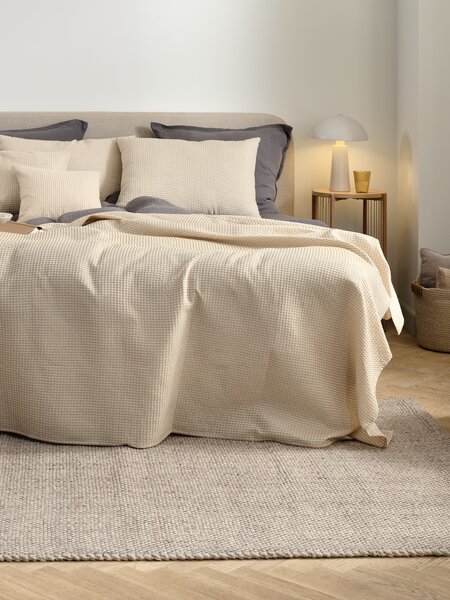 Couvre-lit KORNBLOMST 160x220 beige