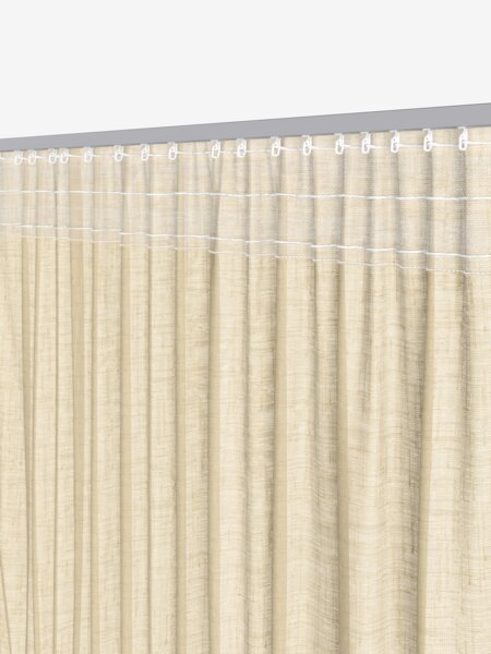 Záclona GOLTA 1x140x245 svetlá kaki