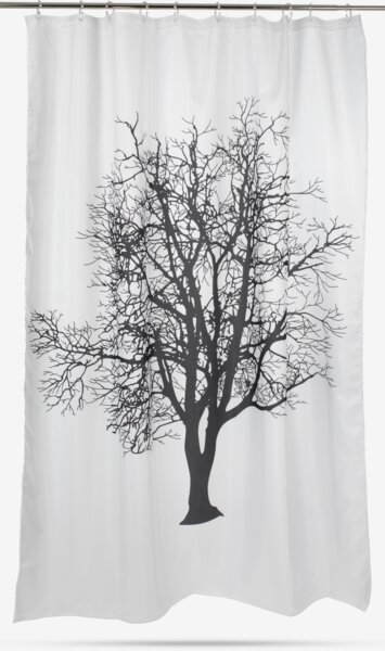 Douchegordijn MARIEBY 180x200 wit