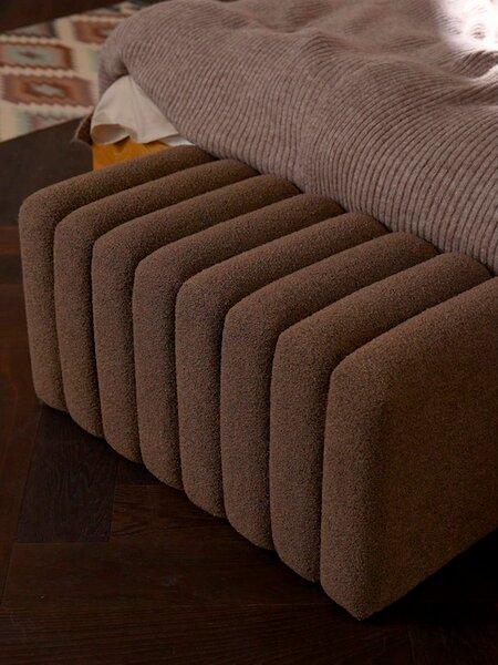 Bank BISLEV koyu kum rengi kumaş