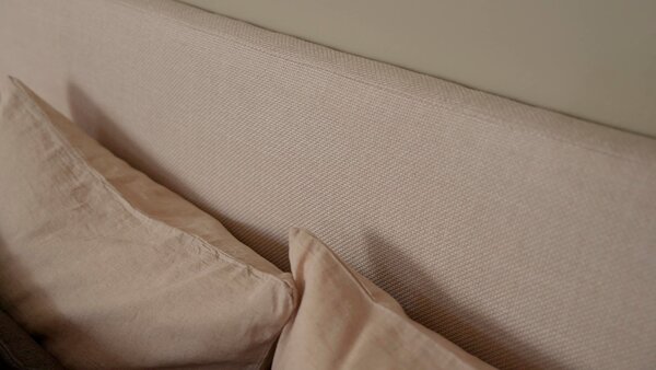 Headboard GREJS 150x48 beige fabric