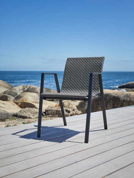 Chaise empilable DOVERODDE gris