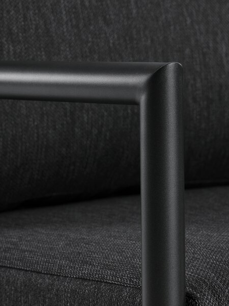 Lounge set TAERNABY 7pers. black