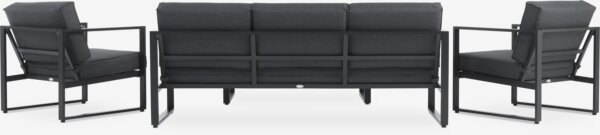 Lounge set VONGE 5pers. black