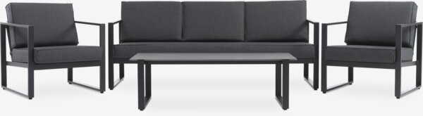 Lounge set VONGE 5pers. black