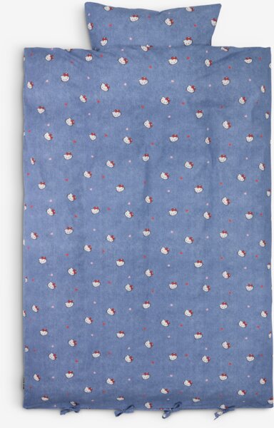 Påslakanset HELLO KITTY 150x210 blå
