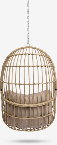 Hanging chair BROMS W72xH110xD70 Natural
