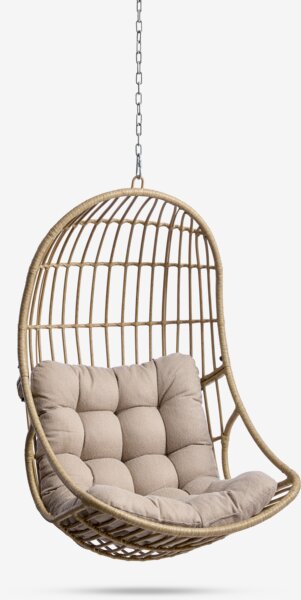 Hanging chair BROMS W72xH110xD70 Natural