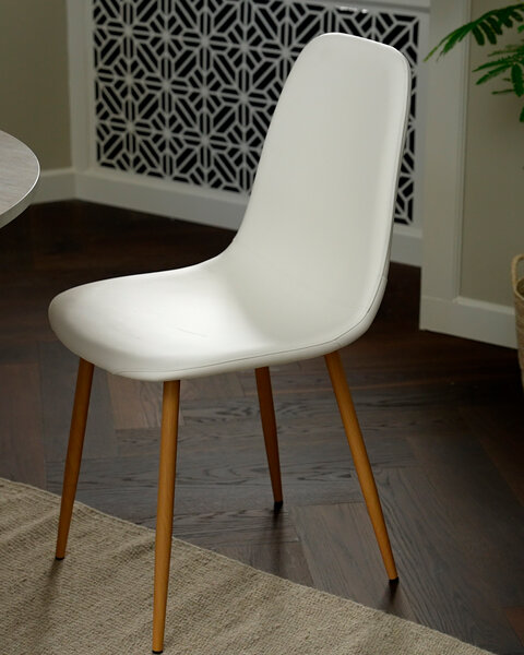 Dining chair JONSTRUP white/natural oak colour