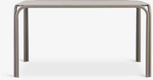 RAUMA D140 stol + 4 GILJA stolice tamni pijesak