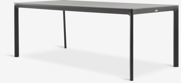 KUMLA M200 τραπέζι γκρι + 4 INGSTRUP καρέκλα μαύρο