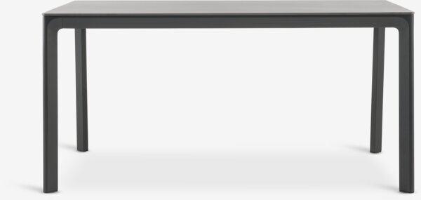 KUMLA D150 miza siva + 4 HAGLEBU stoli črna