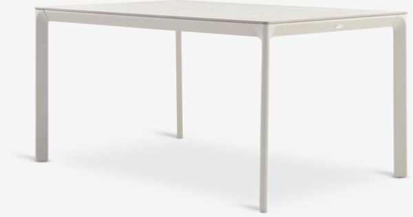 KUMLA L150 table beige + 4 GUDHJEM chair natural