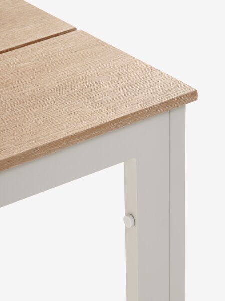 MARIELYST L150 table beige + 4 STORDALEN chaises naturel