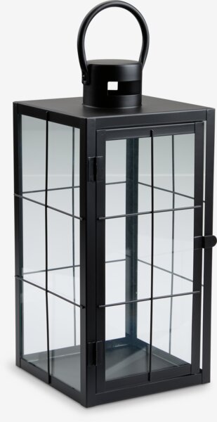 Latarnia VILLADS S16xD16xW36cm czarna