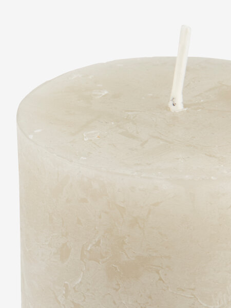 Vela pilar RENE Ø7xH10cm natural