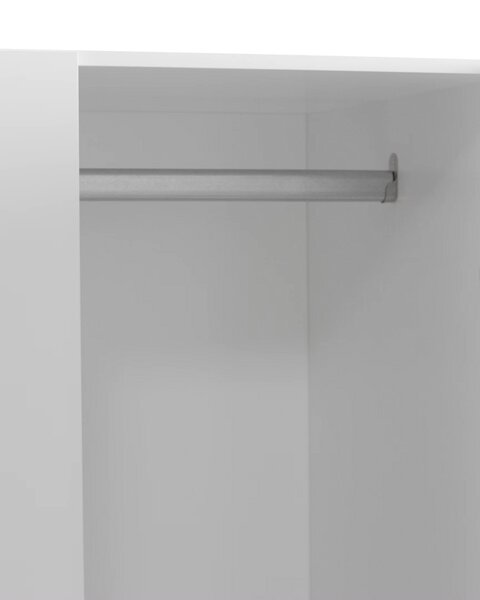 Kleiderschrank KORUP 78x176 2 Türen weiß