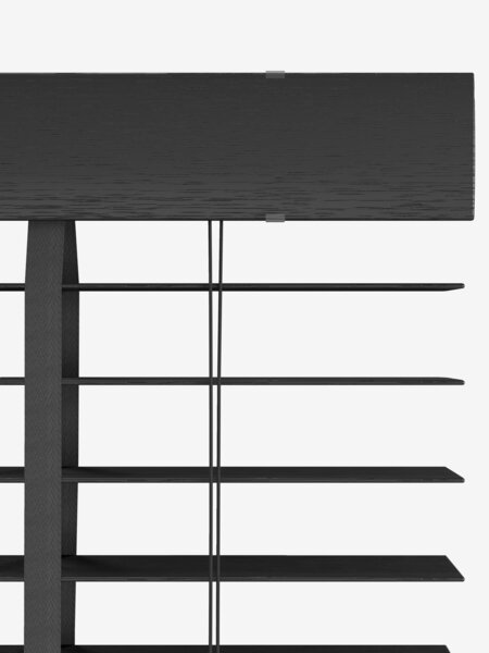 Bamboe jaloezie GRUMLAN 120x175 zwart