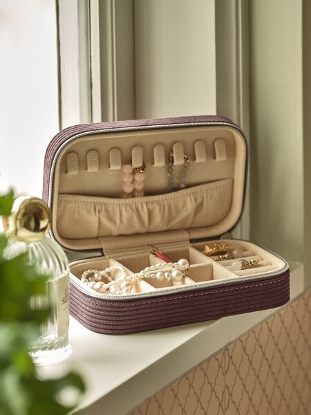 Smykkeskrin TORNELILLA fløjl assorteret