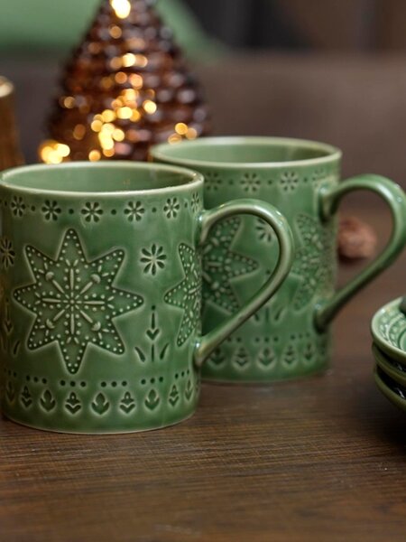 Mug MALAKIT D8xH9cm 390 ml green