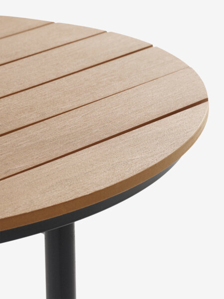 Стіл HOVVIG д.10/90см + 2 Стільці MIDDAGSBERGET натура