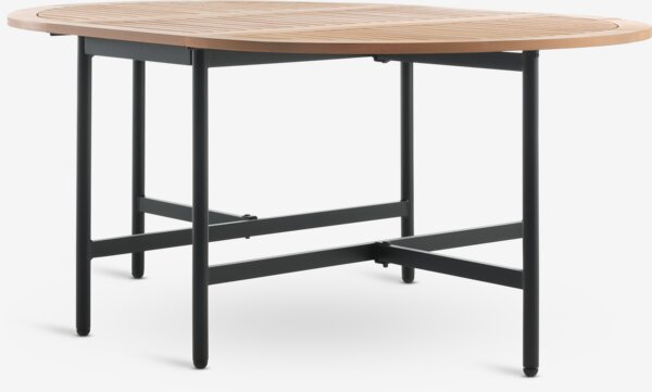 RENA L54/175 table bois massif + 4 NANNESTAD chaises