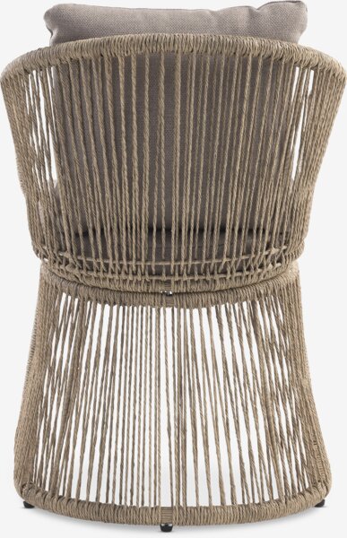 VAMDRUP Ø70 stol bež + 2 STORDALEN stolice natur