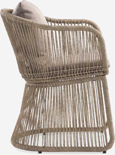 VAMDRUP Ø70 stol bež + 2 STORDALEN stolice natur