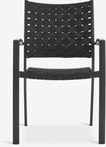 THY D60 stůl + 2 GLOMFJORD židle černá