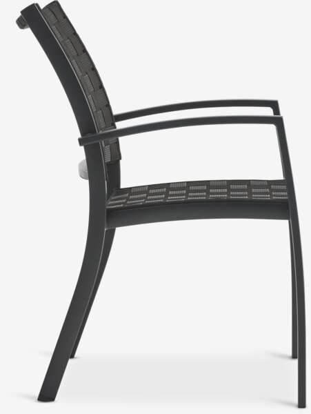 THY D60 stůl + 2 GLOMFJORD židle černá