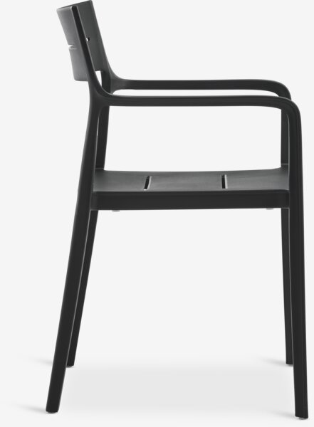 Silla apilable INGSTRUP negro