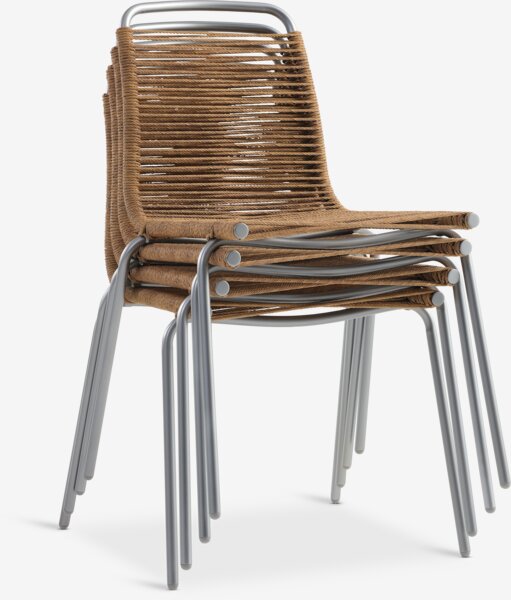 VRAADAL L62 bord hårdttræ + 2 MIDDAGSBERGET stol