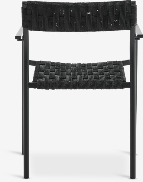 KAPPRUET D65 stůl + 2 TRILLEVALLEN židle černá