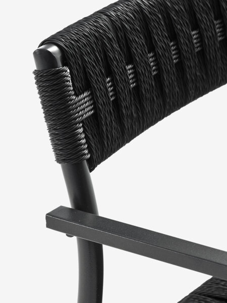 KAPPRUET D65 stůl + 2 TRILLEVALLEN židle černá