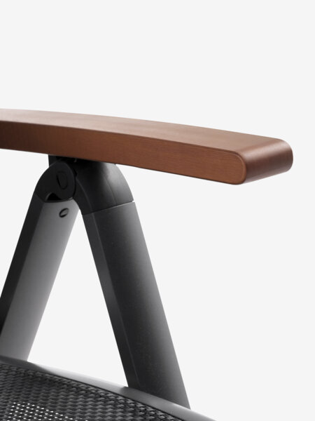 SIRDAL L211 bord hardtre + 4 SIRDAL stol grå