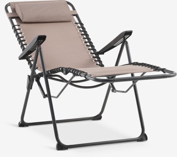 Solstol ULFBORG mørk sand