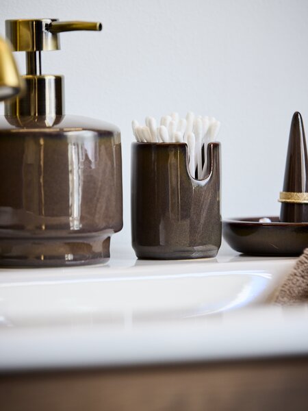 Holder til vatpinde LEKERYD brun