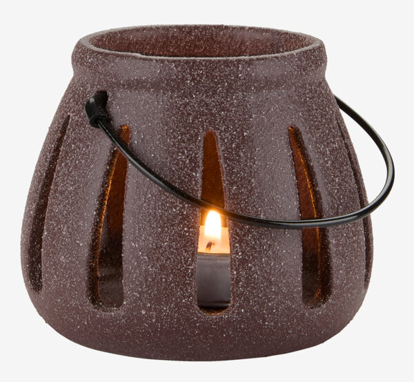 Lanterne KNOTT Ø10xH9cm assorteret