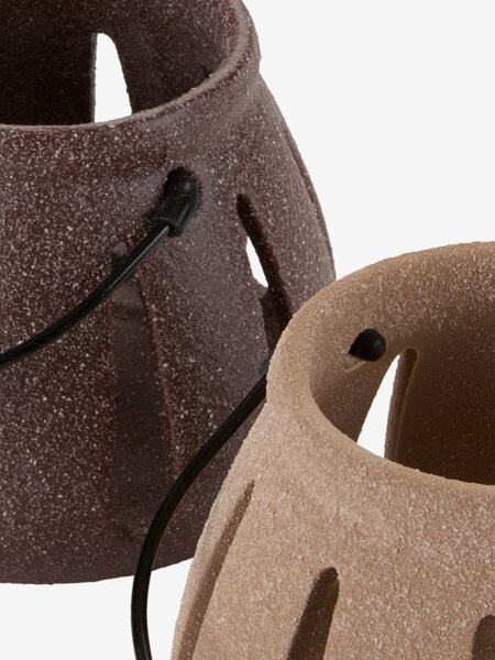 Lanterne KNOTT Ø10xH9cm assorteret