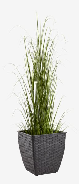 Cesto de jardín ISLOM 38x38x39 negro