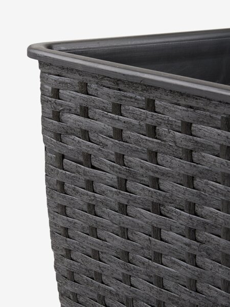 Cesto de jardín ISLOM 38x38x39 negro