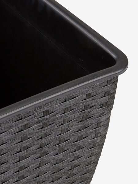 Cesto de jardín ISLOM 38x38x39 negro