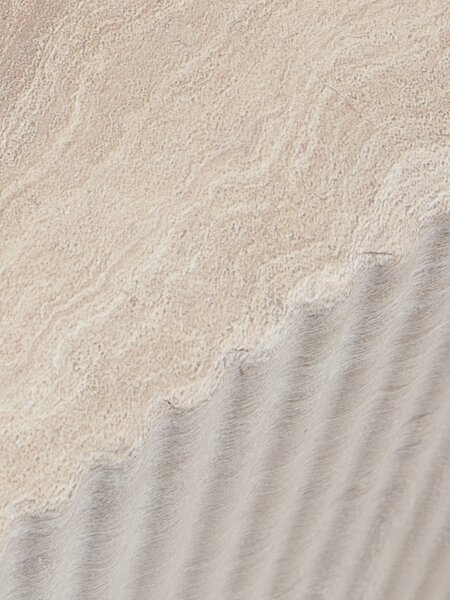 Piedestal BYNKEFUGL B30xL30xH48 travertin