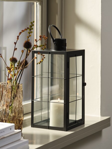 Farol VILLADS A16xL16xA36cm negro