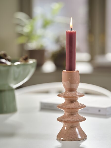 Candlestick CONRAD D7xH16cm stoneware