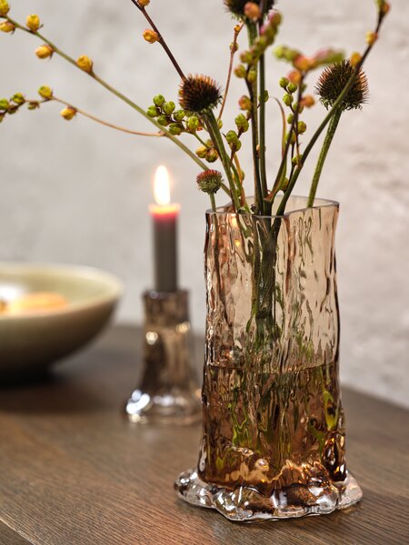 Jarrón OTTO Ø12xA20cm cristal