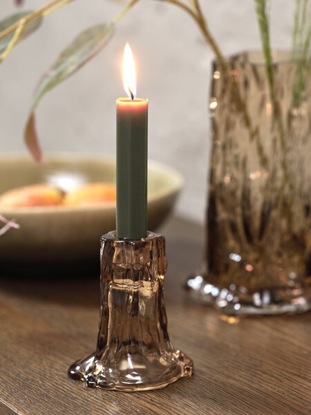 Kaars HOLME H20cm olijf 4 stuks