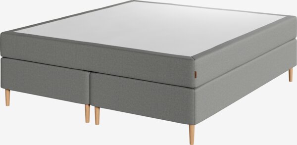 Kontinentalsäng 160x200 cm HEMLA Grå-23 Medium