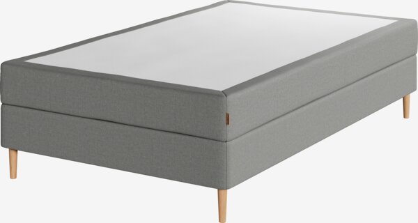 Kontinentalsäng 120x200 cm NEVLA grå-23 Fast